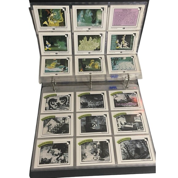 Vintage DISNEY 1991 COLLECTOR CARDS BINDER 198 CARDS - Picture 9 of 16